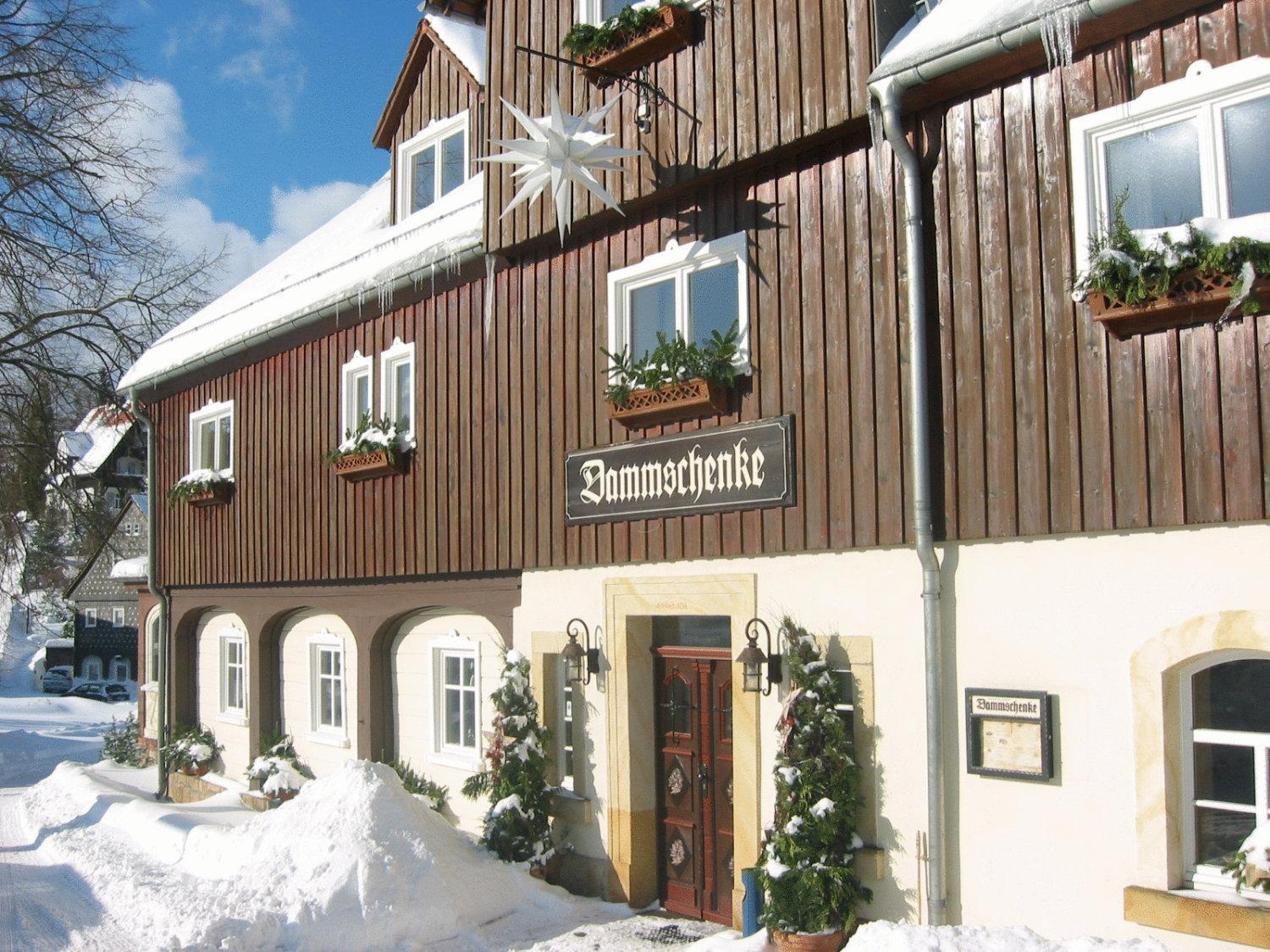 Dammschenke Gasthof & Hotel Курорт Йонсдорф Экстерьер фото